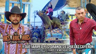 QUÉ JARIPEO SEÑORES  2 GRANDES ESPUELAS AL SUELO  12 TOROS Destructores En Atapaneo Mich 2023 [upl. by Bred]