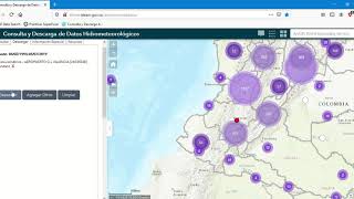 Descargar datos de precipitación IDEAM Colombia [upl. by Znerol]