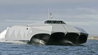 Super Fast US Navy M80 Stiletto Stealth Ship [upl. by Chong569]