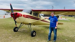 Learning to fly in the Luscombe 8E [upl. by Edsel265]