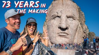 The most popular organized hike in the US  2021 Volksmarch at Crazy Horse Memorial [upl. by Fanestil]