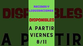 JUBILADOS Y PENSIONADOS ANSES LIQUIDACIONES Y RECIBOS DISPONIBLES APARTIR DE HOY 811 [upl. by Nytsyrk]