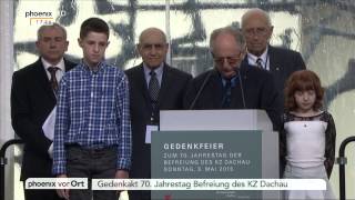 Befreiung Dachau Rede des Überlebenden Abba Naor am 03052015 [upl. by Fraser]