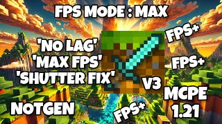 NOTGEN V3  BEST OPTIFINE FOR MCPE 121 [upl. by Lindsay]