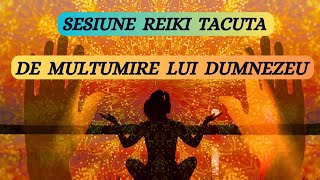 SESIUNE REIKI TACUTA DE MULTUMIRE LUI DUMNEZEU RECUNOSTINTA INTREGII DIVINITATI [upl. by Hera543]