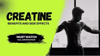 Are There Any Side Effects of Creatine in Telugu benfits and side effects  Creatine Facts [upl. by Aicertal]