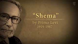 Poetry in Holocaust Education Part 24 quotShemaquot by Primo Levi [upl. by Asyram]