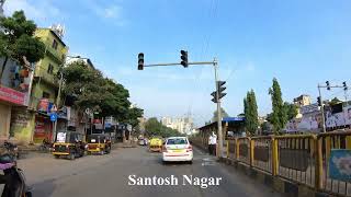 4K  AundhRavet BRTS Road PimpriChinchwad  Driving in Pune [upl. by Gilliam]