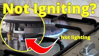 Gas Hob Not Lighting Or Igniting On Your Stove Cooktop [upl. by Einnalem]