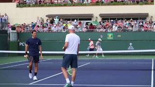 Roger Federer volley practice  2019 indian wells Part 1 [upl. by Clapper]