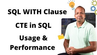 CTE in SQL Common Table Expression  SQL WITH Clause  CTE Query Performance  Advanced SQL [upl. by Trepur]