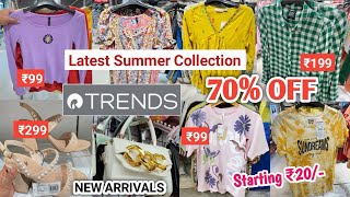 Reliance Trends Offers Today।Reliance Trends Summer Biggest sale upto 70 off 😍 Reliance Tends Sale [upl. by Ahsatam743]