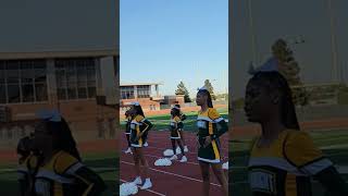 quotHEY WARRIORSquot cheer cheerleading cheerislife cheersheate comment stompnshake [upl. by Duomham]