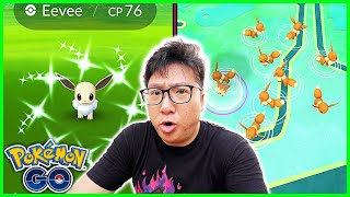 02 Chance to Get This Shiny  Pokemon GO Eevee Spotlight Hour [upl. by Ailito]