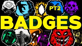 HOW TO GET ALL BADGES2 IN PRESSURE ROBLOXdoors inspired game [upl. by Damas644]