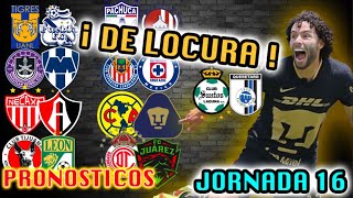 ✅🔥 PRONOSTICOS JORNADA 16 CLAUSURA 2023 LIGA MX  Quiniela Futbol Mexicano AMERICA VS PUMAS ❌⚽️ [upl. by Naerol47]