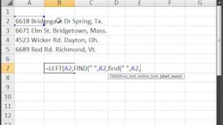 Extract Text from cells in Excel  How to get any word from a cell in Excel [upl. by Willyt]