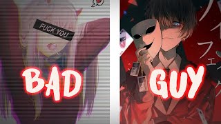 ♪ Nightcore  bad guy Switching Vocals [upl. by Eek]