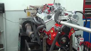 SBC 514HP 383 STROKER ENGINE DYNO RUN FOR JOHN SPARKS BY WHITE PERFORMANCE AND MACHINE [upl. by Bradly]