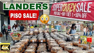 LANDERS  SUPER CRAZY SALE  PISO SALE  BUY 1 GET 1  50OFF SHOPPING amp TOUR  Len TV Vlog 4K [upl. by Anton]