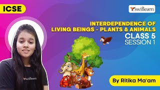 Interdependence Of Living Beings  Plants amp Animals  ICSE Class 5 Science  Session 1  Swiflearn [upl. by Midas]