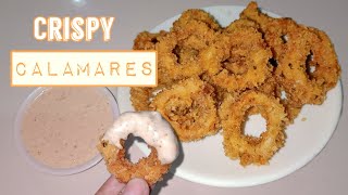 How to make Crispy Calamares wDip sauce squid rings  Yunishene Kitchen [upl. by Coad]