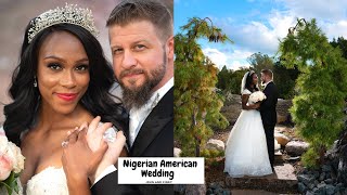 OUR WEDDING VIDEO  Interracial Christian Marriage [upl. by Rammus580]