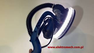 Dedra szlifierka do gipsu DED7766 Turbo 750W LED [upl. by Abeu]