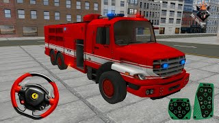 Fire Truck driving Part 8 Android Gameplay  Firefighter Trucks Teardown Simulator Juegos de Carros [upl. by Hcnarb]