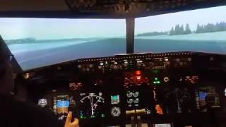 Flygsimulator start från Arlanda [upl. by Aicilev]