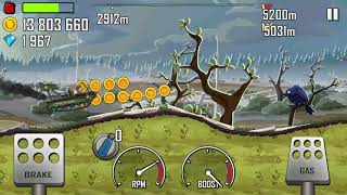 Hill Climb Racing \ Bogland \ 5975 meters on Super Offroad HD [upl. by Asiat310]