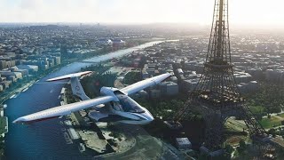 Microsoft Flight Simulator 2024 Paris City Tour  Realistic Immersive Ultra Graphics [upl. by Weinhardt]