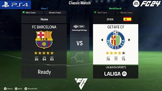 FC 24  FC Barcelona VS Getafe CF  LaLiga [upl. by Greenburg]