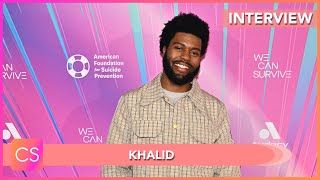 Khalid Shares Proudest Moment from Making New Album SINCERE amp Talks Prioritizing Mental Health [upl. by Joana]