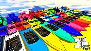 GTA V SPIDERMAN New Stunt Race For Car Racing Challenge by Trevor and Shark 666 [upl. by Junia]