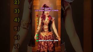 Top 10 most listened Disney songs on YouTube disney encanto descendants disneysongs songs [upl. by Tera]