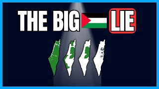 Palestinian Loss of Land The MYTH of the 4 Maps [upl. by Botsford]