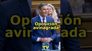 quotOposición avinagradaquot Pedro Sánchez pp vox psoe sumar podemos [upl. by Melton]