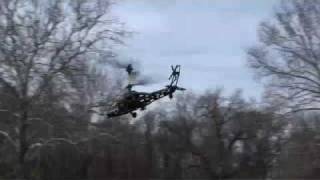 Apache 4Channel RC Helicopter from ThinkGeek [upl. by Costin]