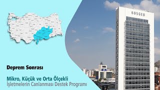 Deprem Sonrası İşletmelerin Canlanması Destek Programı Ödeme Talebi İşlemleri [upl. by Olfe]