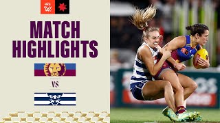 Brisbane v Geelong Highlights  2023 NAB AFLW Finals [upl. by Iaw]