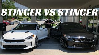 Kia Stinger 20T vs Stinger GT [upl. by Fortuna]