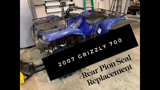 Grizzly Rear Pinion Seal Replacement [upl. by Aseretairam]