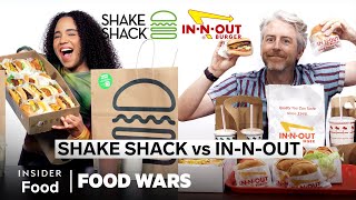 Shake Shack vs InnOut  Food Wars  Insider Food [upl. by Hescock]