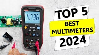 ✅BEST MULTIMETERS REVIEW in 2024  TOP 5 BEST MULTIMETERS [upl. by Tenej]