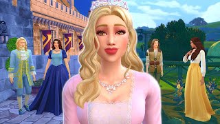 Living as an actual princess in the sims 4  Sims 4 royalty mod [upl. by Lotti]