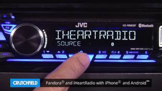 JVC KDR880BT Display and Controls Demo  Crutchfield Video [upl. by Azriel363]