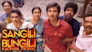 Sangili Bungili Kadhava Thorae Scenes  Title Credits  Jai and his family  Jiiva [upl. by Vance]