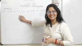 Class 8 Maths  Algebraic Expressions Simplification  CBSE NCERTquotquotSimplify Algebraic Expressions [upl. by Arnoldo740]