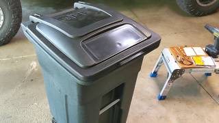 Nine Stars Trash Can  DZT509 Infrared Touchless Stainless Steel Review amp Demo [upl. by Mel]